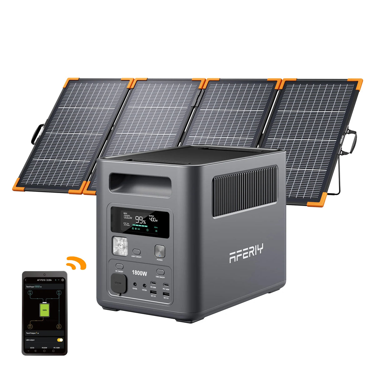 AFERIY Nomad1800 P180 Portable Power Station 1800W 1024Wh