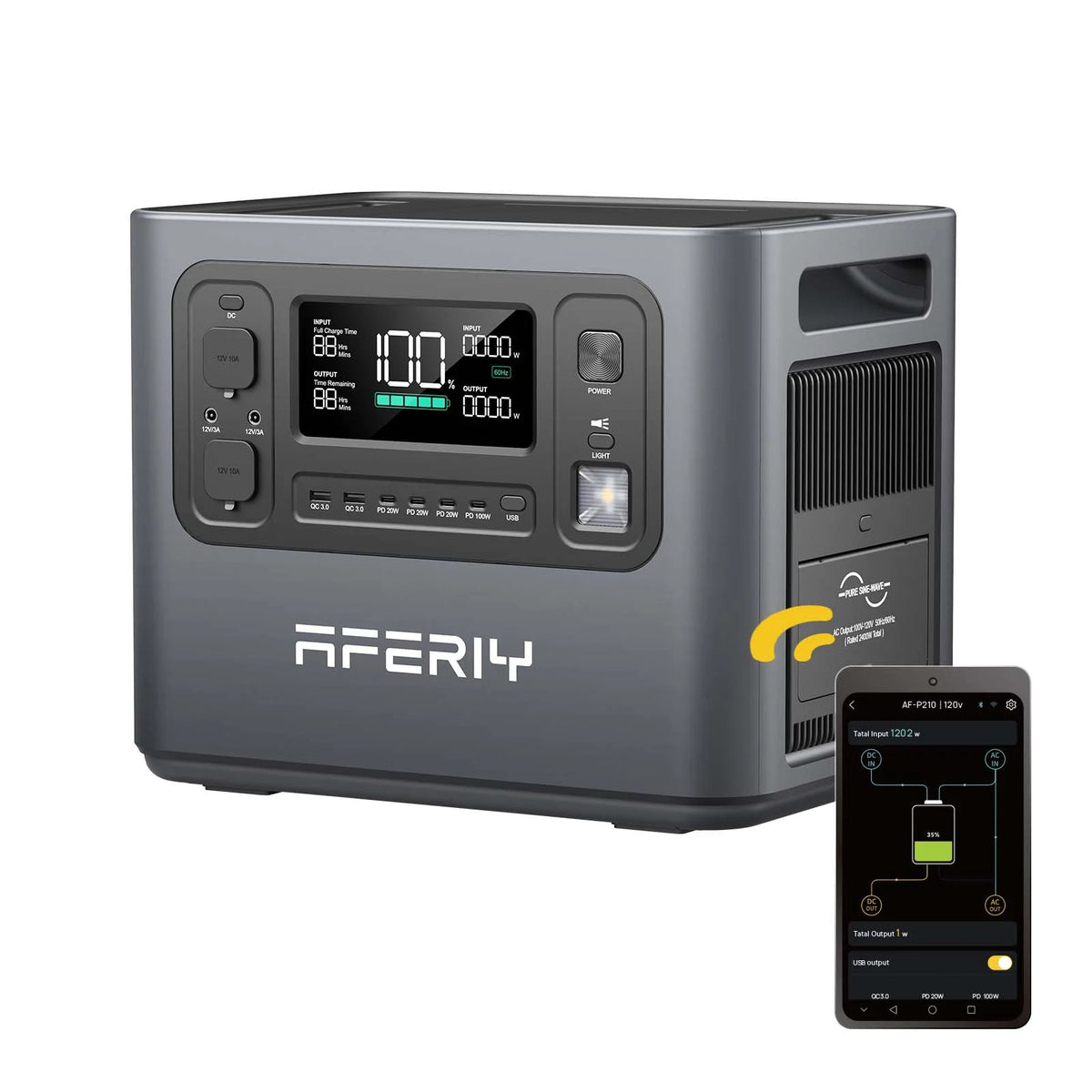 AFERIY Nomad1200 P110-D Portable Power Station 1200W 960Wh
