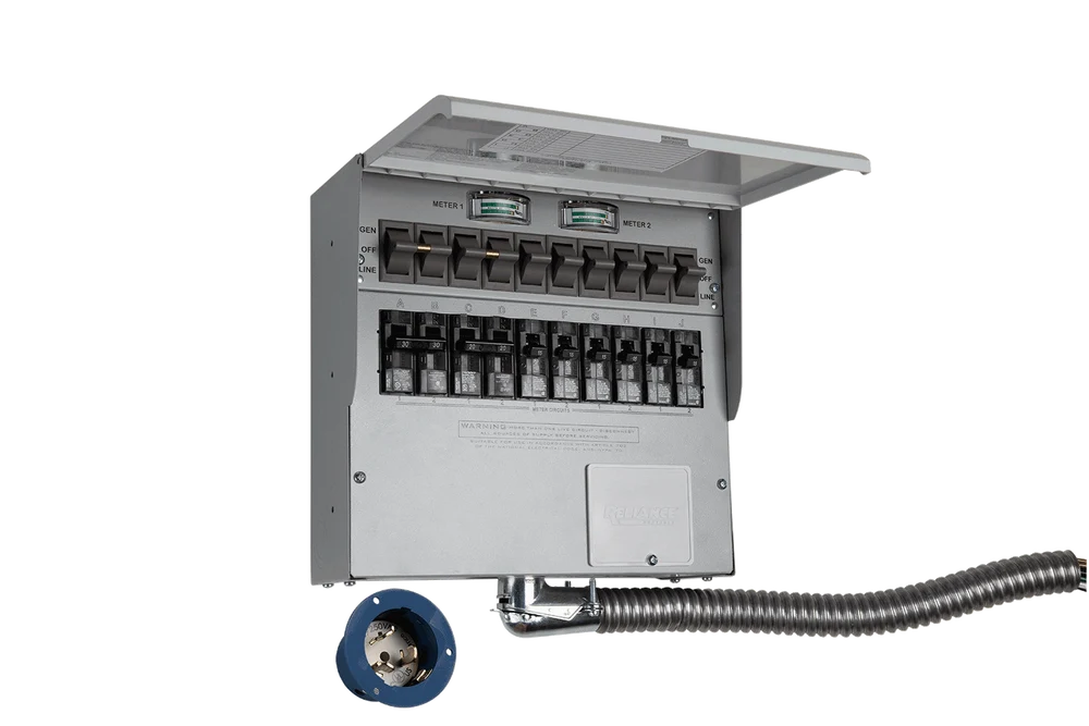 Anker 10-Circuit Manual Transfer Switch(120V/240V, 50 Amp, For F3800, 2× F3800 Plus)