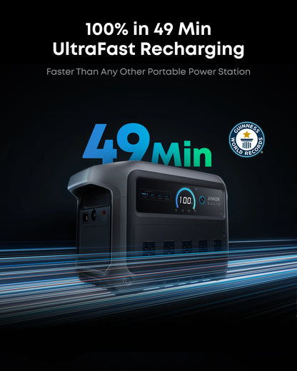 Anker SOLIX C1000 Gen 2 Portable Power Station - 1,024Wh | 2,000W