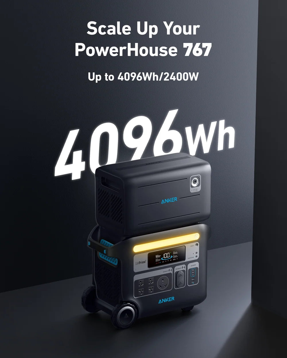 Anker SOLIX BP2000 Expansion Battery - 2,048Wh LFP (For F2000, F2600)