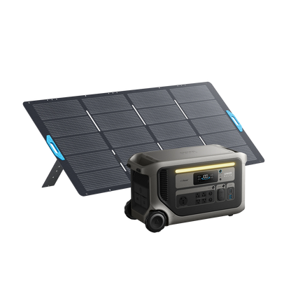 Anker SOLIX F3000(UL9540 Certificated) + 400W Portable Solar Panel