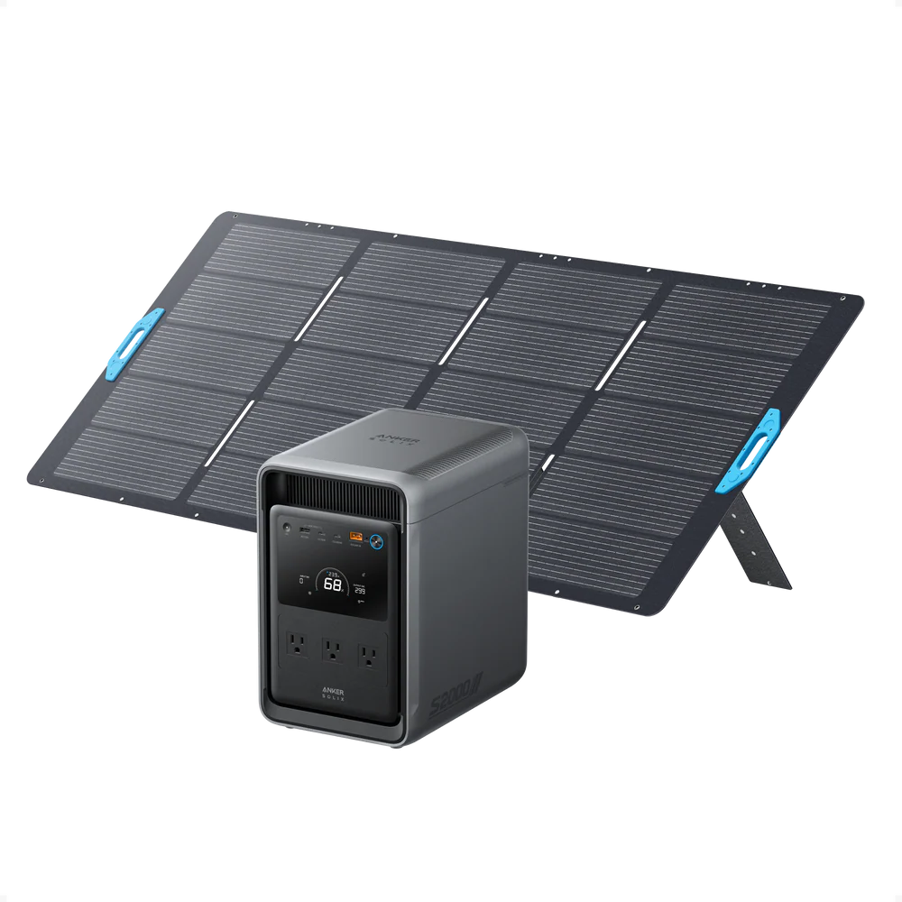Anker SOLIX S2000 + PS400 Portable Solar Panel