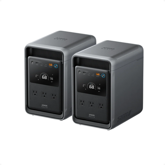 Anker 2× SOLIX S2000 Portable Power Station