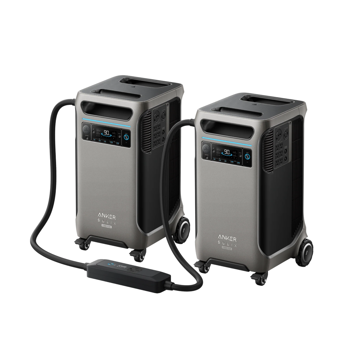 Anker 2× SOLIX F3800 Plus + Smart Home Power Kit