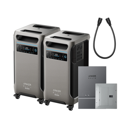 Anker 2× SOLIX F3800 Plus + Smart Home Power Kit
