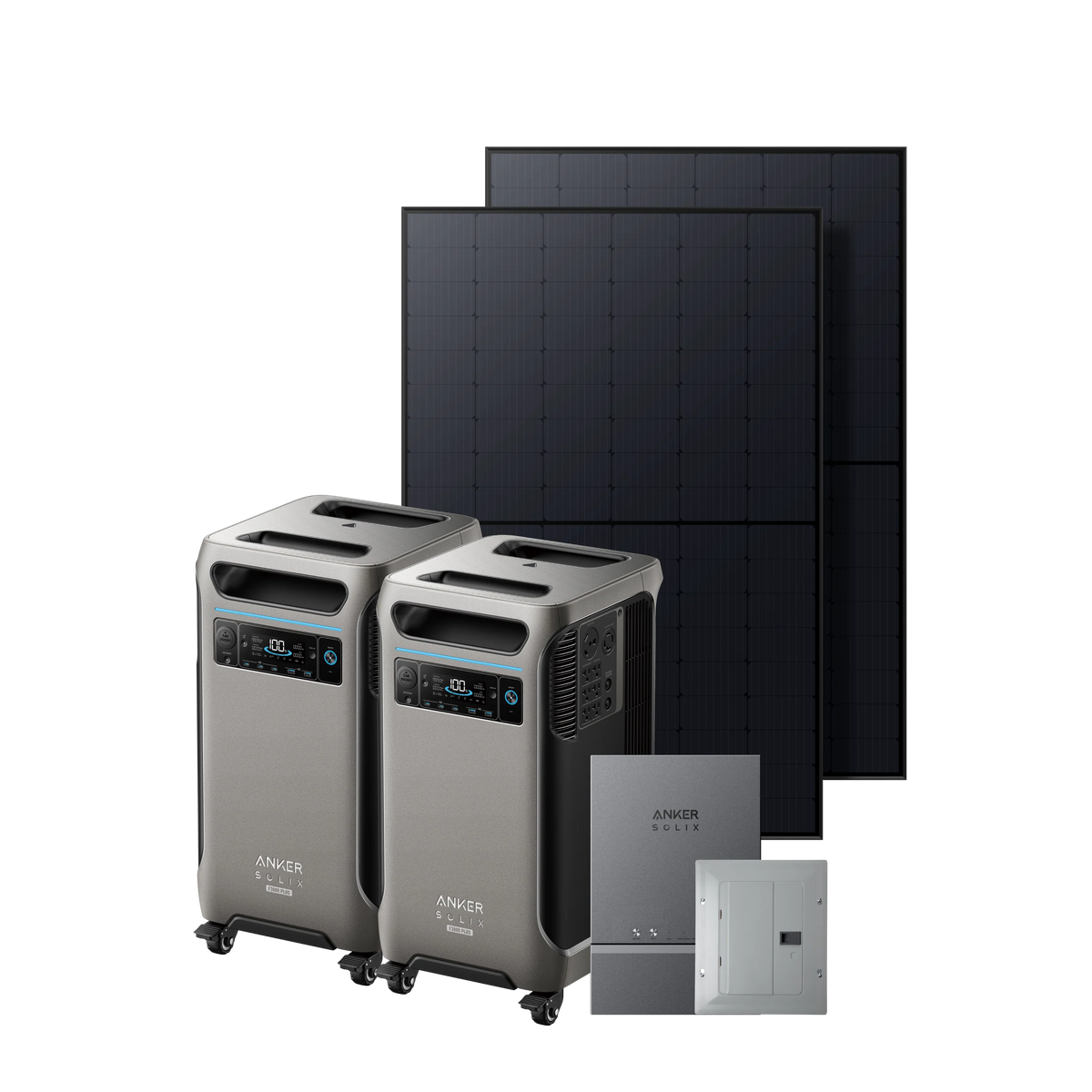 Anker 2× SOLIX F3800 Plus + Smart Home Power Kit