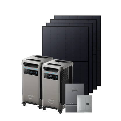Anker 2× SOLIX F3800 Plus + Smart Home Power Kit
