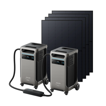 Anker 2× SOLIX F3800 Plus + Smart Home Power Kit