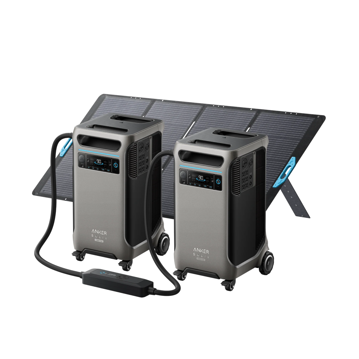 Anker 2× SOLIX F3800 Plus + Smart Home Power Kit