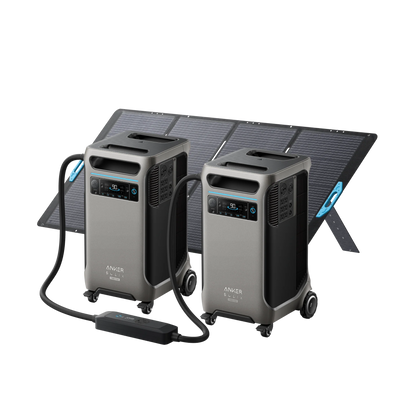Anker 2× SOLIX F3800 Plus + Smart Home Power Kit