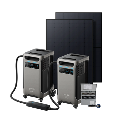 Anker 2× SOLIX F3800 Plus + Smart Home Power Kit