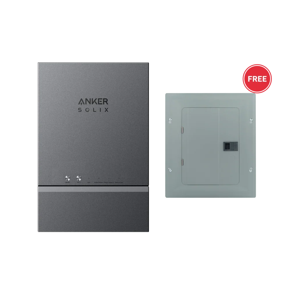 Anker SOLIX Smart Home Power Kit (Smart Home Panel + Subpanel + Circuit Breaker + Ground Bar)