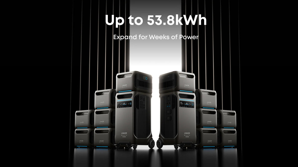 Anker 2× SOLIX F3800 Plus + Smart Home Power Kit