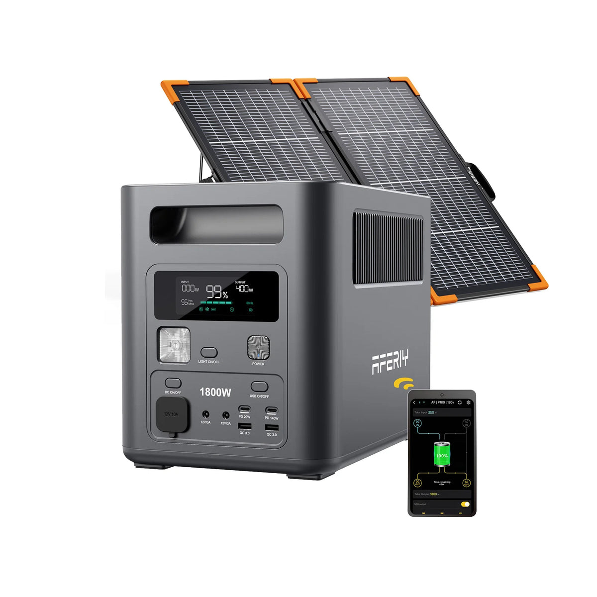 AFERIY Nomad1800 P180 Portable Power Station 1800W 1024Wh