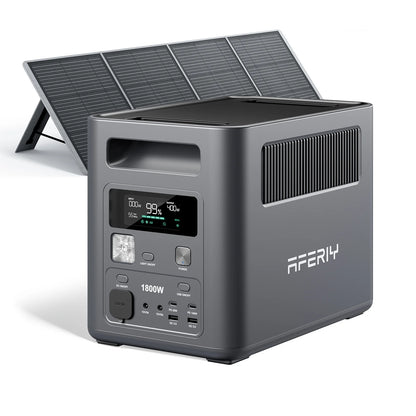 AFERIY Nomad1800 P180 1800W Solar Generator Kit