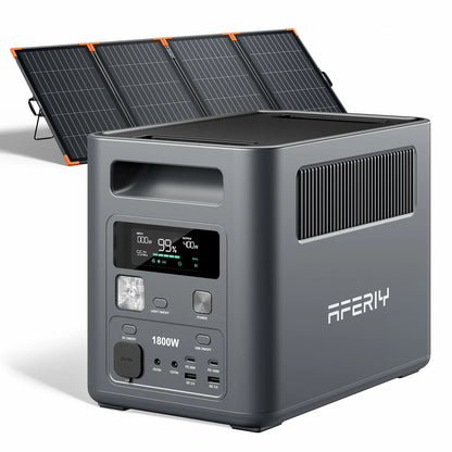 AFERIY Nomad1800 P180 1800W Solar Generator Kit