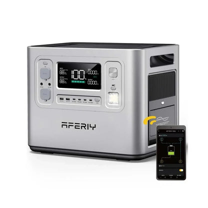 AFERIY Haven2400 P210 Portable Power Station 2400W 2048Wh Silver