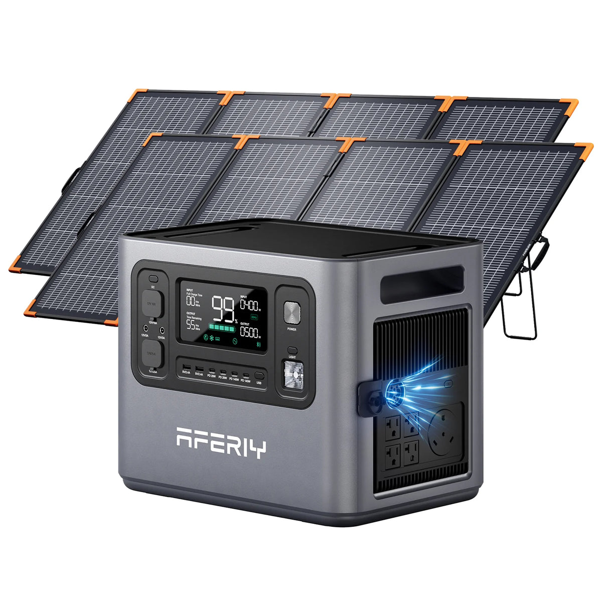 AFERIY Haven2800 P280 2800W Solar Generator Kit
