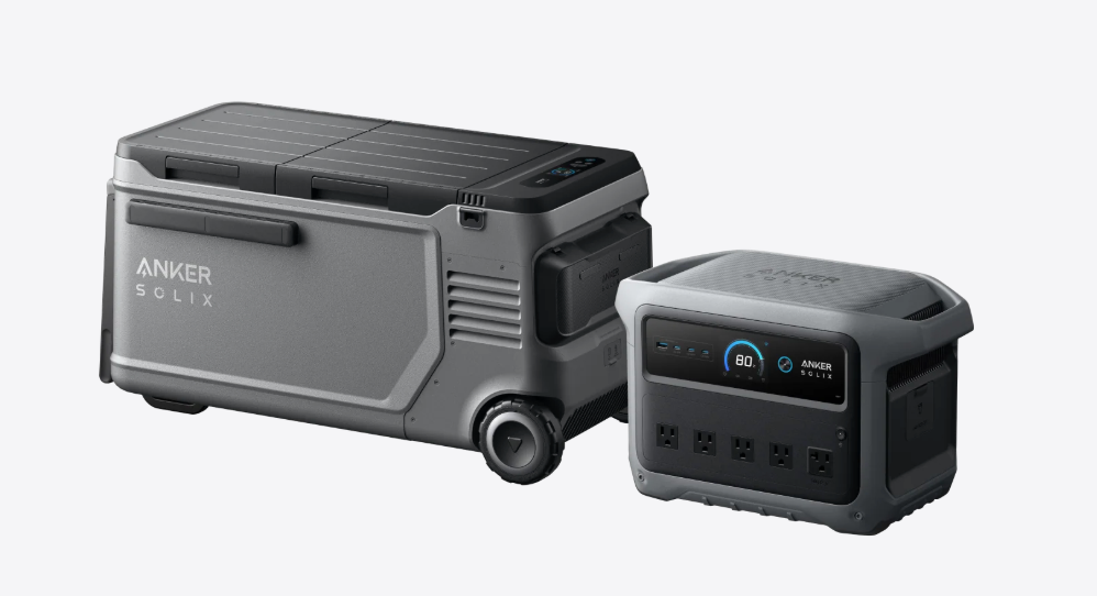 Anker SOLIX C1000 Gen 2 portable power station + EverFrost 2 58L Electric Cooler