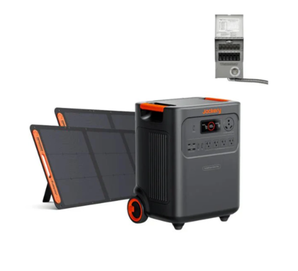 Jackery Solar Generator HomePower 3600 Plus + SolarSaga 500 X