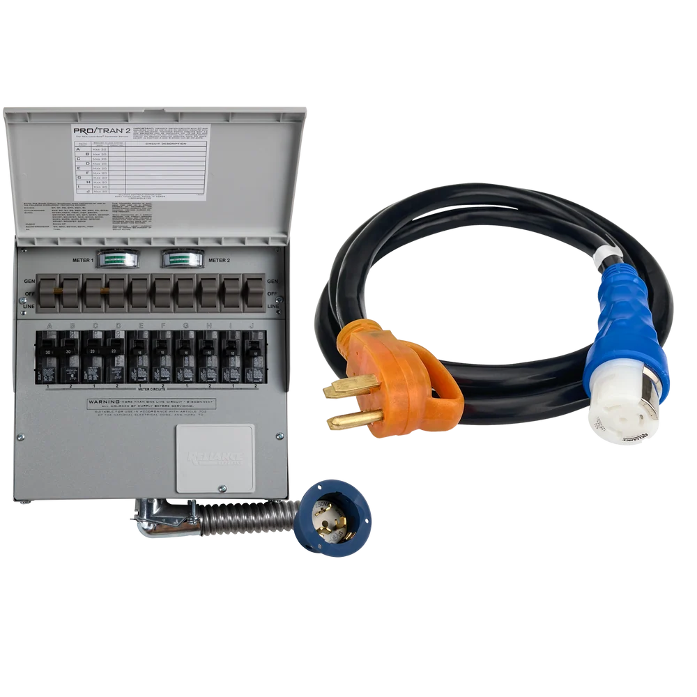 Anker 10-Circuit Manual Transfer Switch(120V/240V, 50 Amp, For F3800, 2× F3800 Plus)