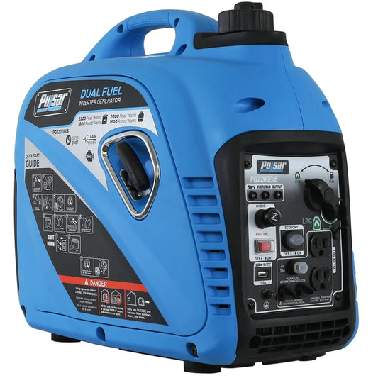 Pulsar 2,200 Watt Dual-Fuel Inverter Generator