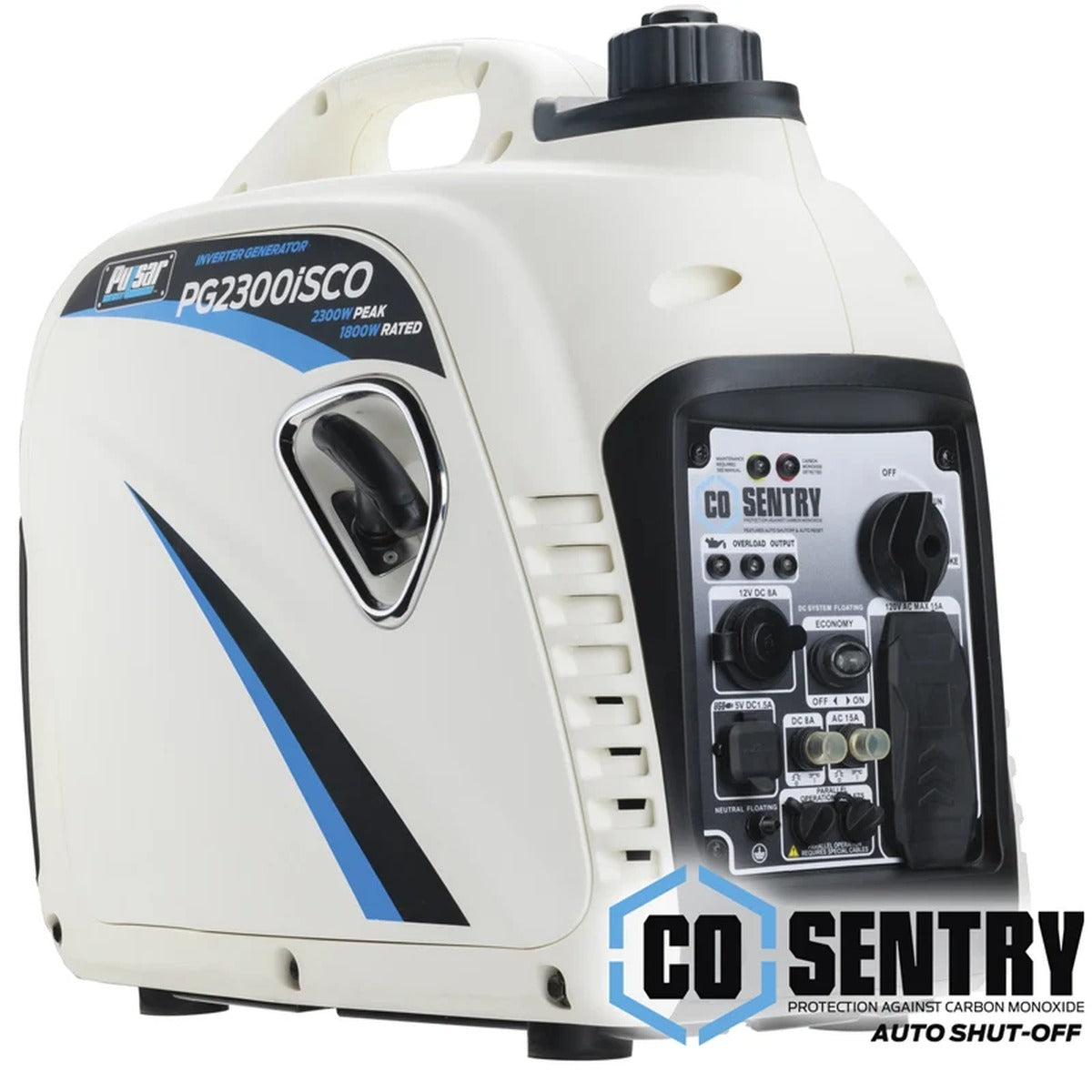 Pulsar 2,300 Watt Inverter Generator with CO Sentry