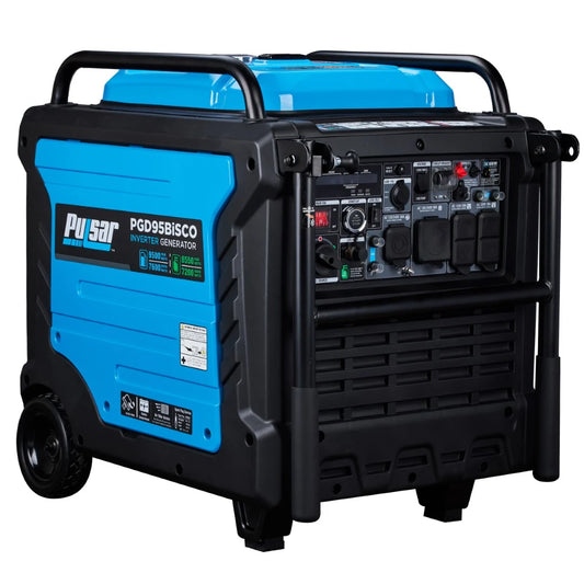Pulsar 9,500 Watt Dual-Fuel Inverter Generator with CO Sentry
