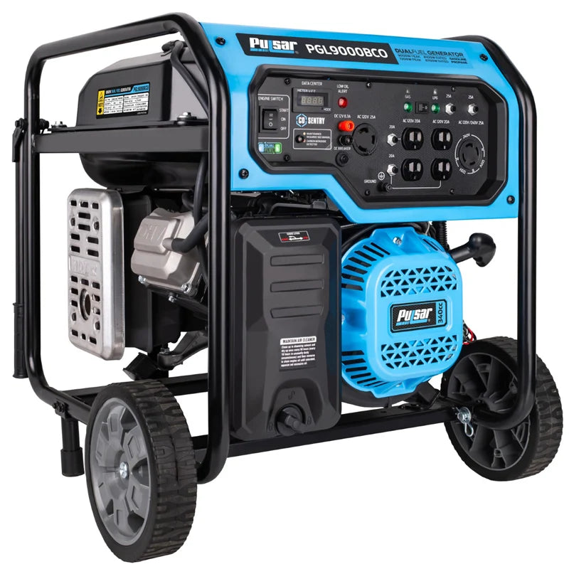 Pulsar 9,000 Watt Dual-Fuel Portable Generator with CO Sentry