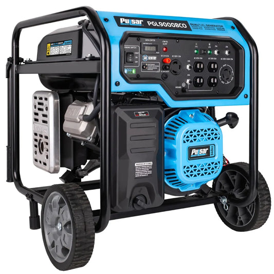 Pulsar 9,000 Watt Dual-Fuel Portable Generator with CO Sentry