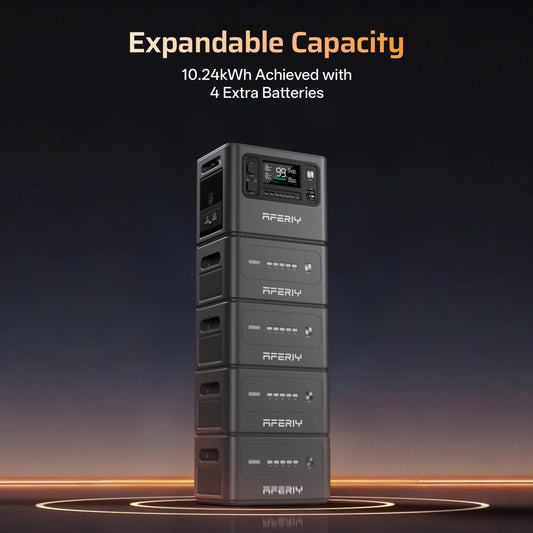 AFERIY Haven2800 P280 Portable Power Station with Expandable Capacity 2800W 2048Wh