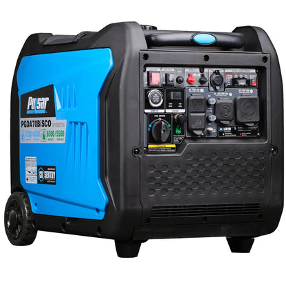 Pulsar 7,250 Watt Dual-Fuel Inverter Generator with CO Sentry