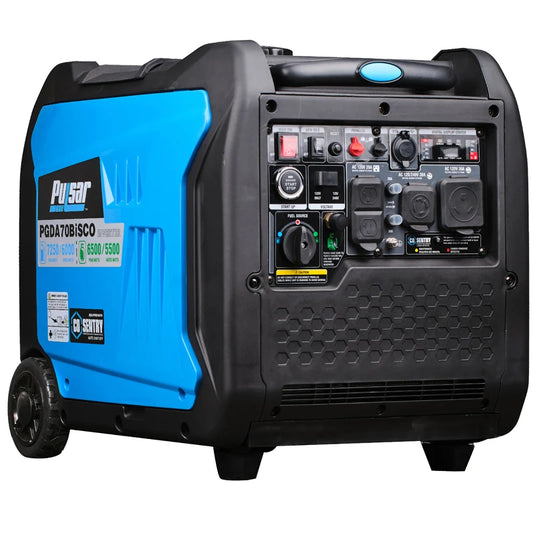 Pulsar 7,250 Watt Dual-Fuel Inverter Generator with CO Sentry