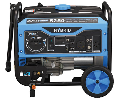 Pulsar 5,250 Watt Dual-Fuel Portable Generator