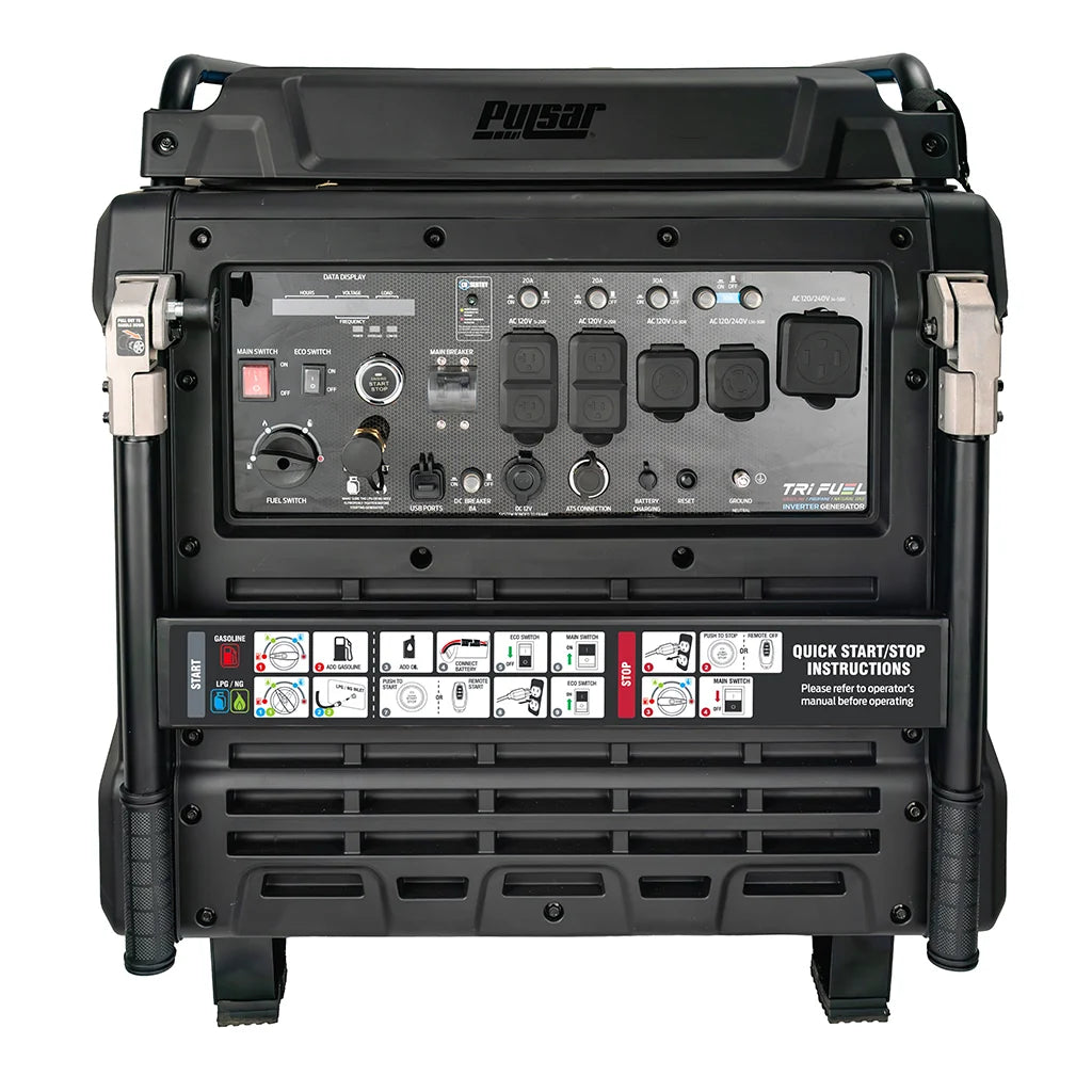 Pulsar 17,000 Watt Tri-Fuel Inverter Generator with CO Sentry