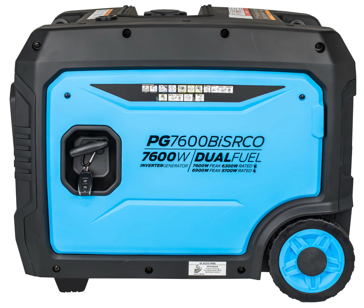 Pulsar 7,600 Watt Dual-Fuel Inverter Generator with CO Sentry