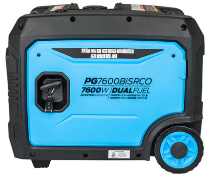 Pulsar 7,600 Watt Dual-Fuel Inverter Generator with CO Sentry