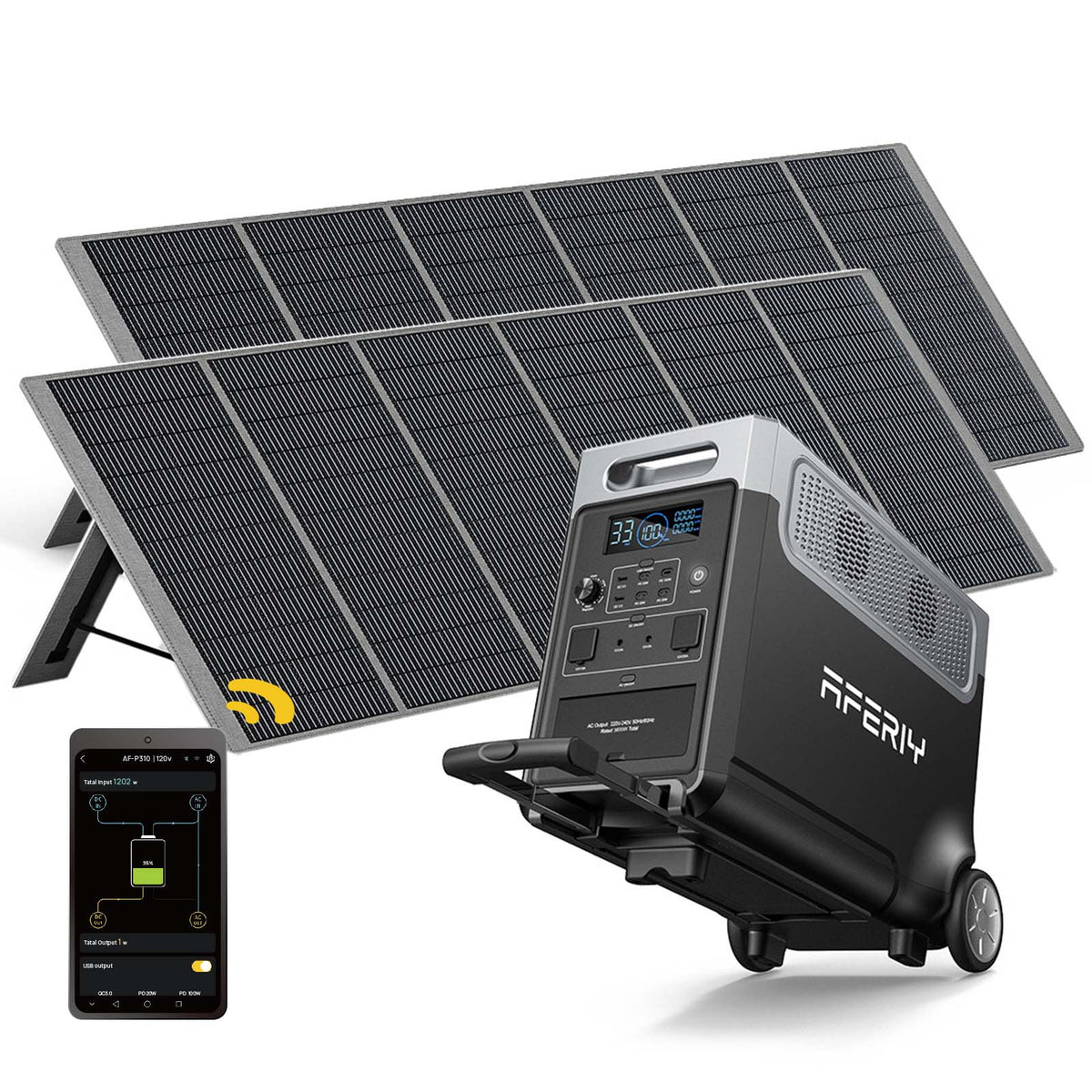 AFERIY Haven3600 P310 3600W Solar Generator Kit