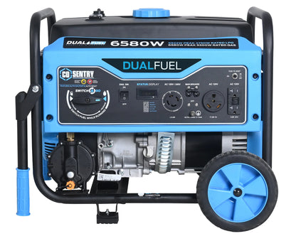 Pulsar 6,580 Watt Dual-Fuel Portable Generator with CO Sentry