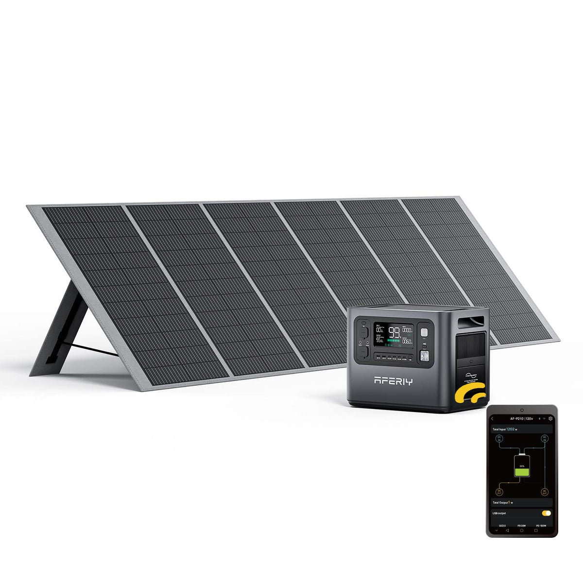 AFERIY Haven2400 P210 2400W Solar Generator Kit