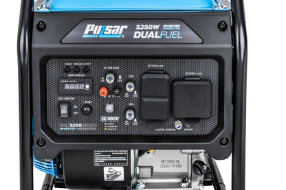 Pulsar 5,250 Watt Dual-Fuel Inverter Generator with CO Sentry