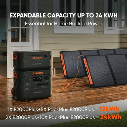 Jackery Solar Generator 2000 Plus Kit (4kWh)
