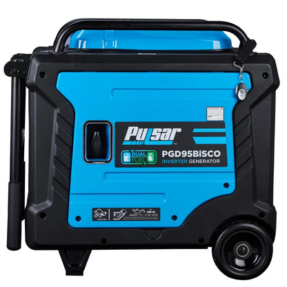 Pulsar 9,500 Watt Dual-Fuel Inverter Generator with CO Sentry