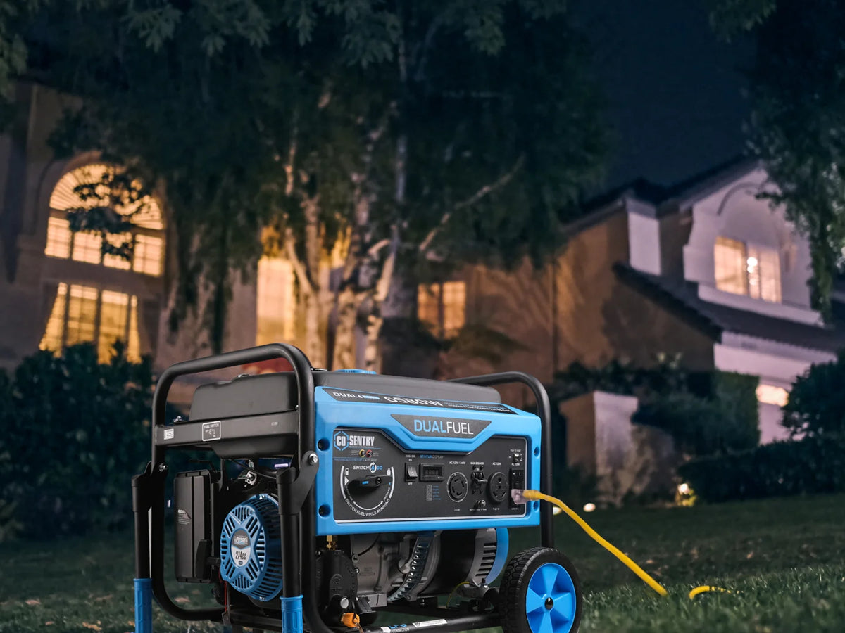 Pulsar 6,580 Watt Dual-Fuel Portable Generator with CO Sentry