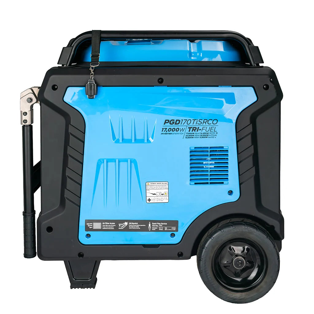Pulsar 17,000 Watt Tri-Fuel Inverter Generator with CO Sentry