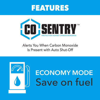 Pulsar 4,000 Watt Dual-Fuel Inverter Generator with CO Sentry
