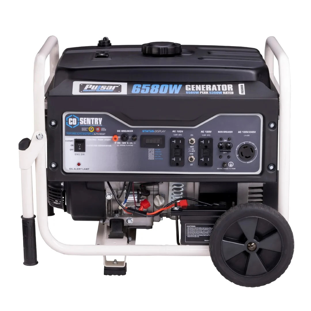 Pulsar 6,580 Watt Portable Generator with CO Sentry