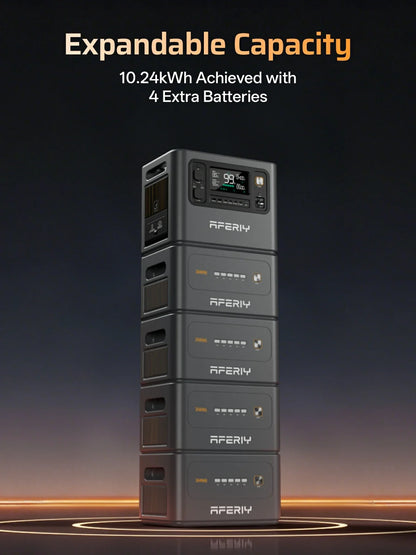 AFERIY Haven3000 P300 Portable Power Station with Expandable Capacity 3000W 2048Wh