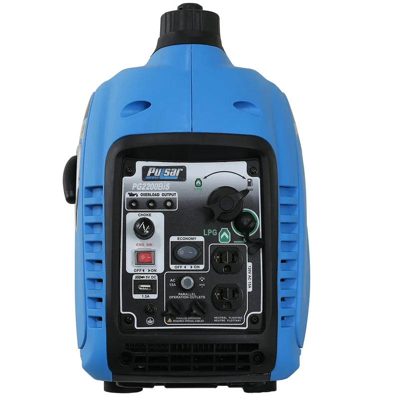 Pulsar 2,200 Watt Dual-Fuel Inverter Generator